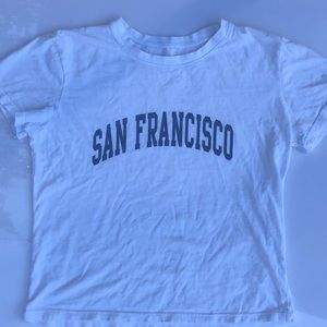 Brandy Melville White San Francisco T-Shirt